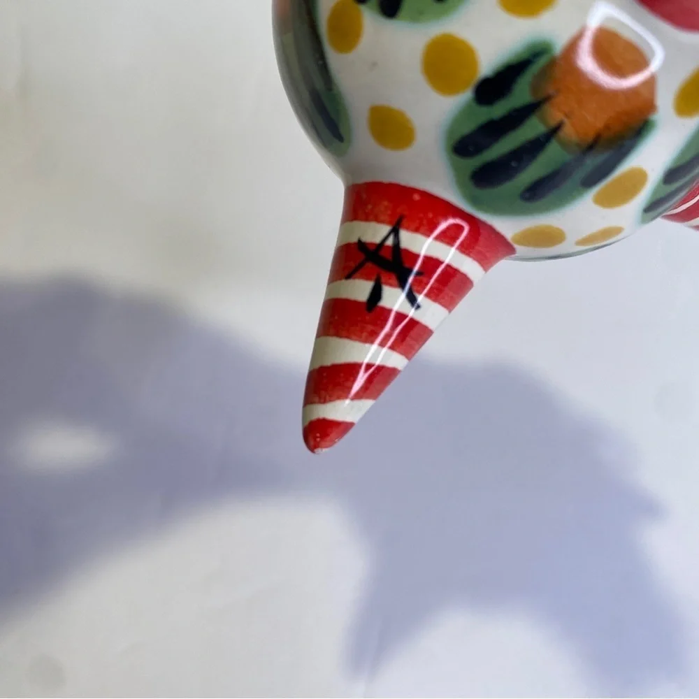 Gorky Gonzalez Mexico Pottery Handpainted Ornament NWT